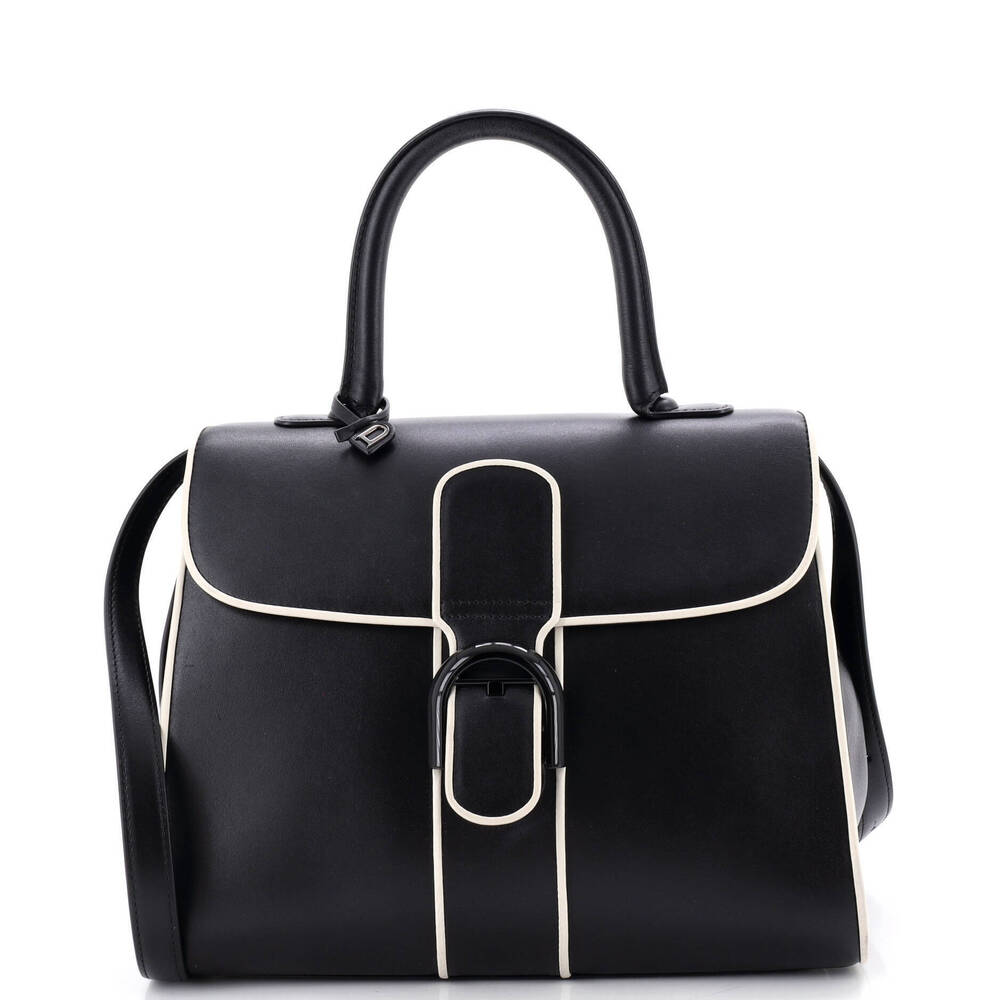 Delvaux MM Brillant Top Handle Bag Leather